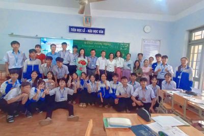 Tổ chức thao giảng chào mừng 43 năm ngày Nhà giáo Việt Nam (20/11/1982-20/11/2025). Với sự tham gia và cống hiến của quý thầy cô: Nguyễn Thị Xuân Thùy (Vật Lý), Nguyễn Thị Tú Oanh (Sinh học), Nguyễn Thị Thùy Linh (Tin học),  Hoàng Thị Biểu (Ngữ Văn), Triệu Thị Thanh (Âm nhạc), Lục Thị Mới (Tiếng Anh), Phạm Văn Thụy (GDTC).