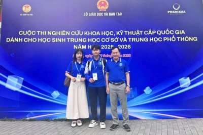 Một số hình ảnh Đoàn trường THPT Phan Bội Châu- Nam Dong tại Cuộc thi KHKT cấp Quốc Gia năm học 2025-2026 tại Đah Học Phenikaa, Thành phố Hà Nội (tháng 3/2026)